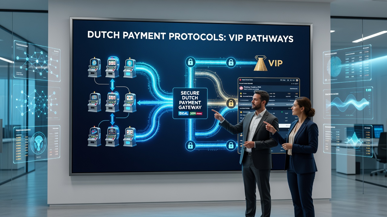 Diagram van VIP-paden die mobiele slots koppelen aan live sportweddenschappen met Nederlandse betalingsprotocollen